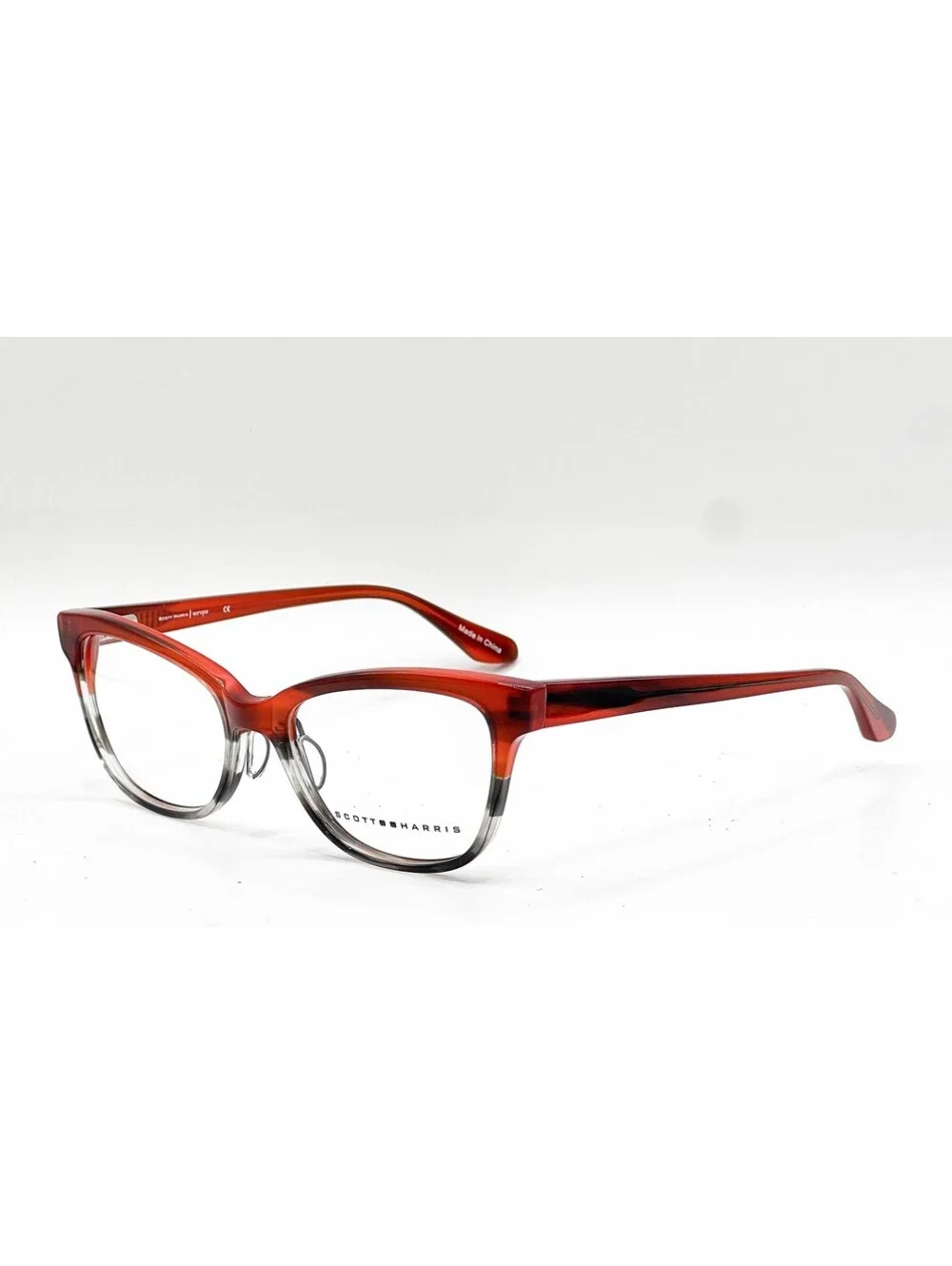 Scott Harris Sh-512 C2 Red Authentic Eyeglasses 51-18-140